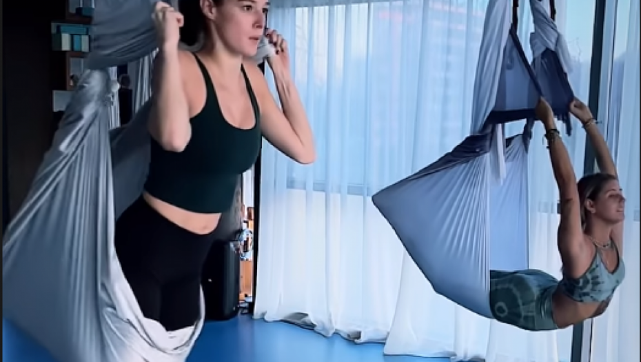 Milena Radulović posvećena vežbanju