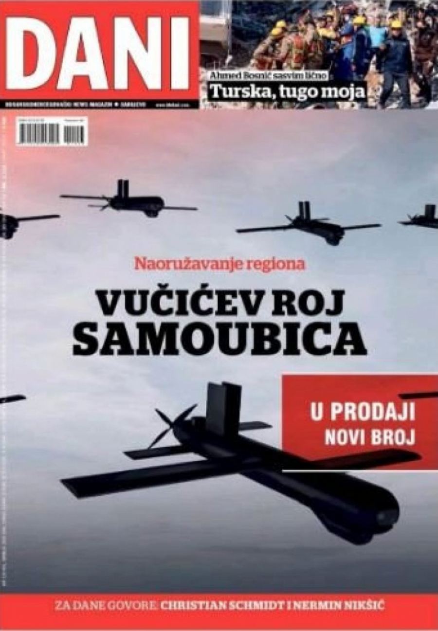 U SARAJEVU PIŠU O SNAZI SRPSKE VOJSKE Dronovi na naslovnim stranama, Milanović priznao - Hrvatskoj fali sve, od metka do rakete