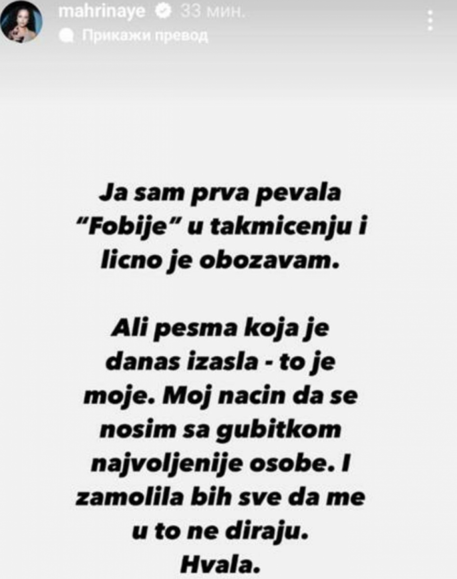 BUKTI NOVI ESTRADNI RAT Mahrina žestoko odgovorila Eleni Kitić na optužbe da joj je ukrala pesmu, a onda joj poslala jasnu poruku! (FOTO)
