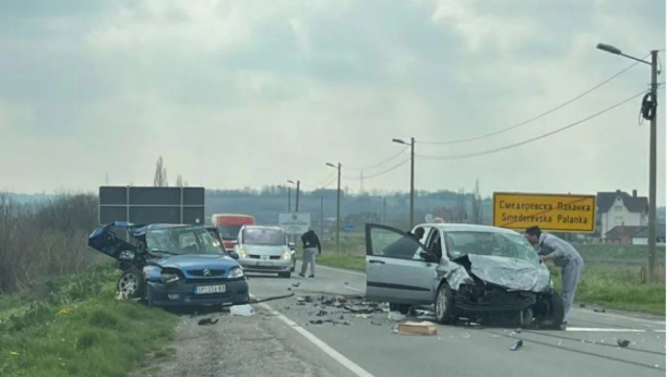 KRENUO KOD DEDE PA NASTRADAO Detalji saobraćajne nesreće kod Smederevske Palanke