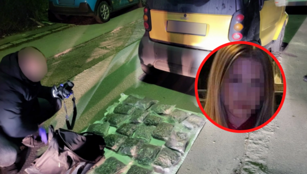 PODIGNUTA OPTUŽNICA PROTIV TENISERKE JELENE (20) Uhapšena u žutom "smartu" sa 8 i po kilograma droge
