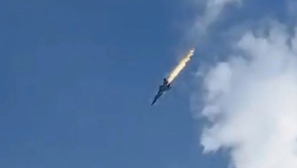 RUSKI AVION U PLAMENU Objavljen jeziv snimak pada MiG-31 u Murmanskoj oblasti (VIDEO)