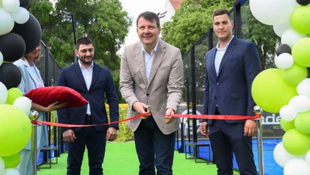 Mirović otvorio prvi padel centar u Novom Sadu (FOTO)