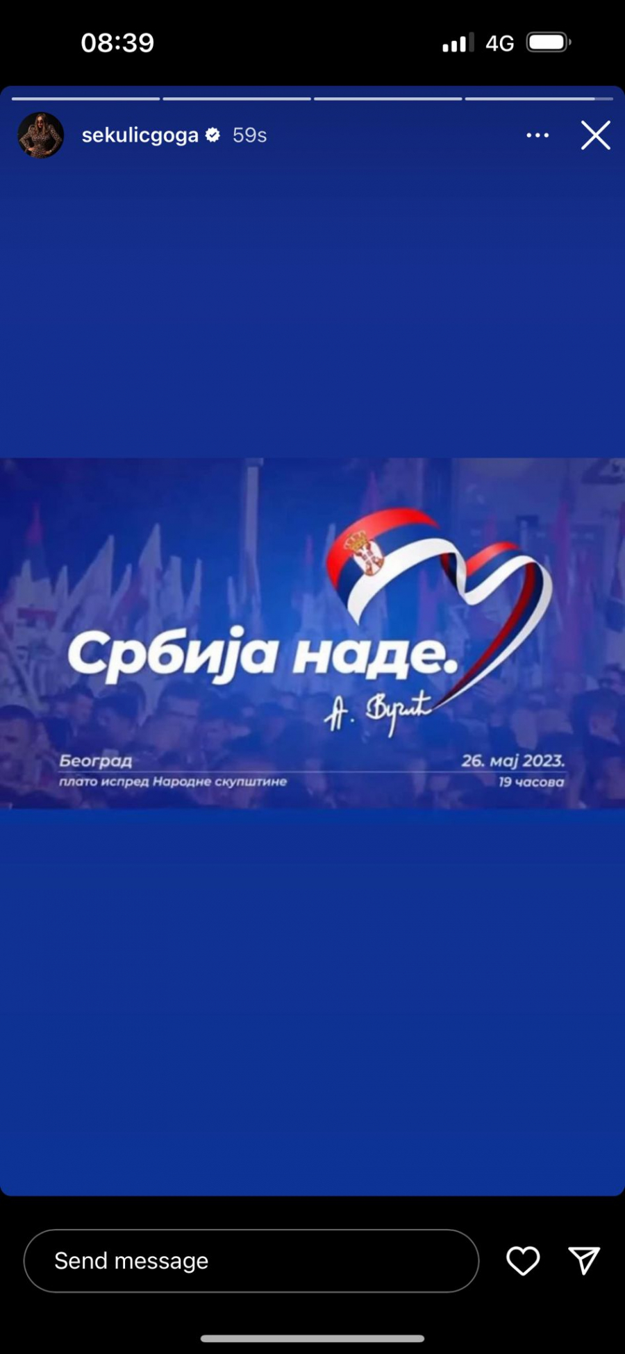 OGLASILA SE GOGA SEKULIĆ Srpska pevačica najavila dolazak na najveći skup u Srbiji!