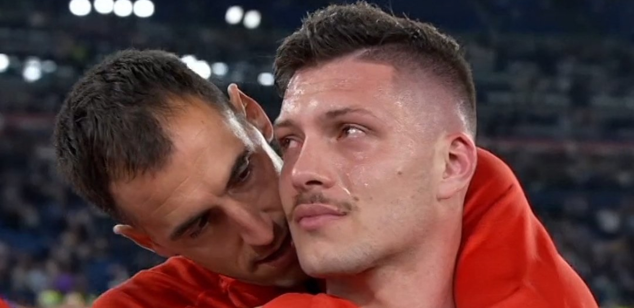 SRBI OSTALI BEZ TROFEJA Luka Jović plakao nakon finala, Inter odbranio Kup Italije (VIDEO)