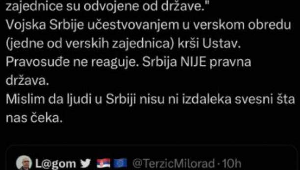 SRAMNI NAPADI ČANKA Udario na vojsku i crkvu!