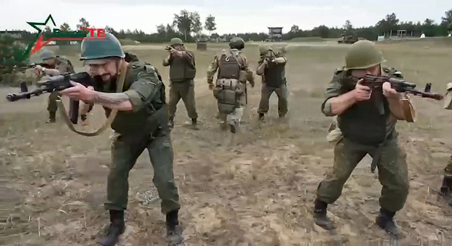 vagner obučava beloruske vojnike
