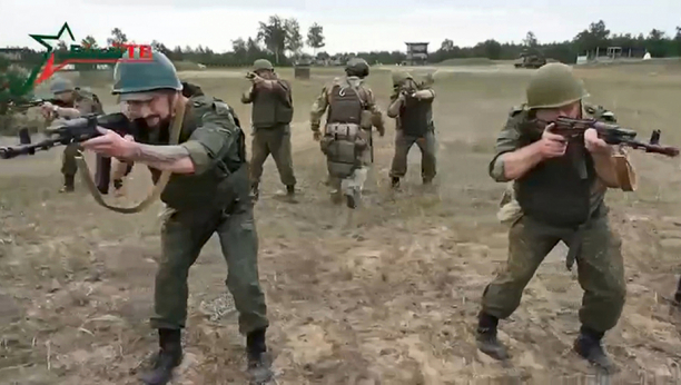 vagner obučava beloruske vojnike