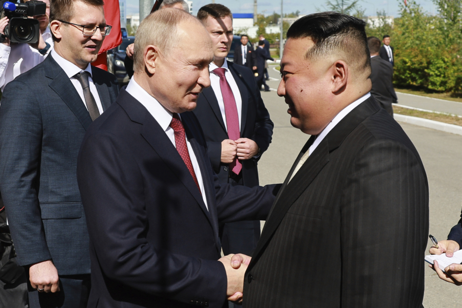 Vladimir Putin i Kim Džong-Un