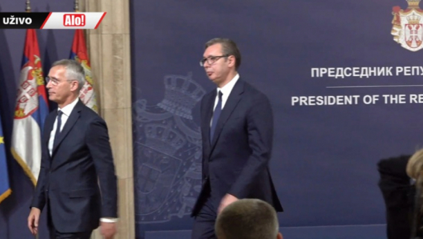 Sastanak Aleksandra Vučića sa sekretarom NATO Jensom Stoltenbergom