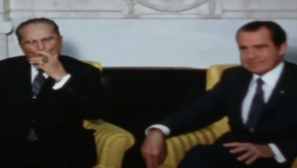Tito i Nikson u Beloj kući