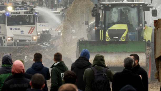 Protest poljoprivrednika u Briselu