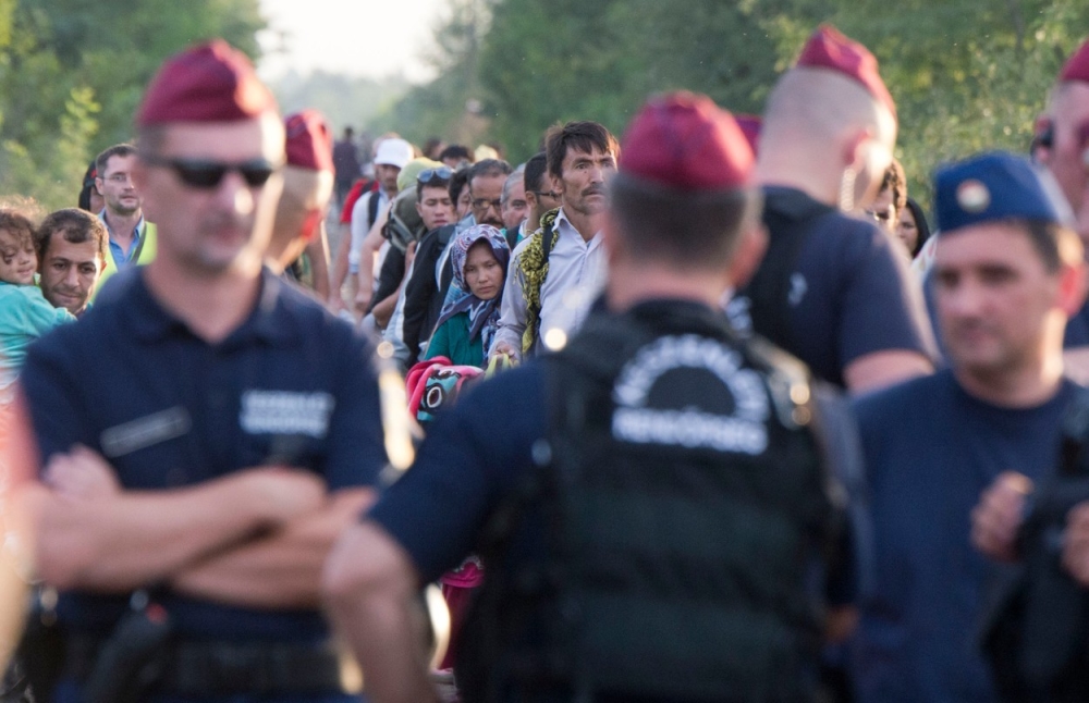 Izbeglie na Mađarskoj granici