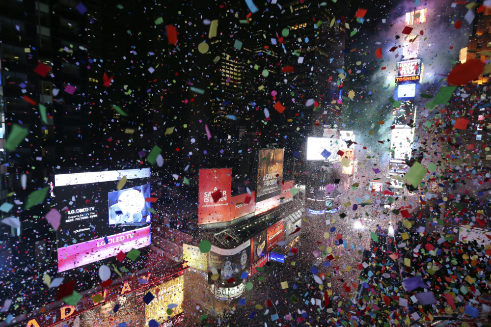 Njujork Tajms skver Nova godina