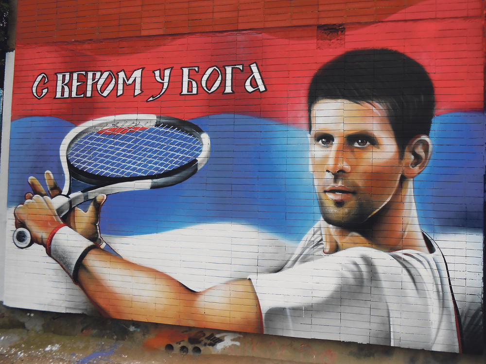Banjica dobila mural najboljeg tenisera sveta