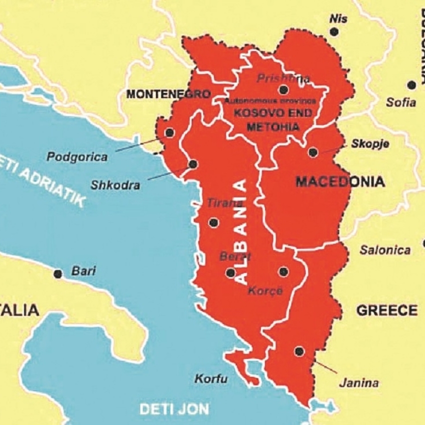 velika albanija karta velika albanija   alo.rs velika albanija karta