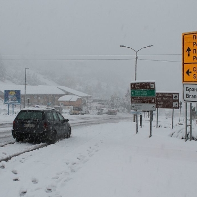 Prvi sneg u Srbiji