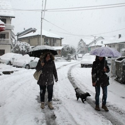 Prvi sneg u Srbiji