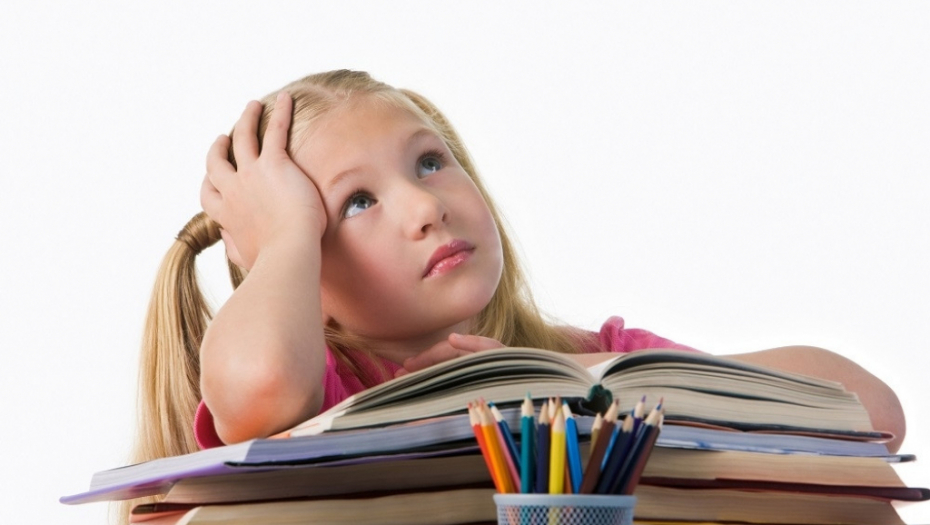 Dete Devojčica Učenje