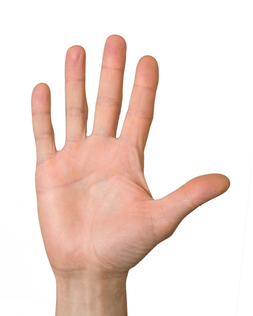 Šaka Desna Šara Ruka Prsti Otisci prstiju