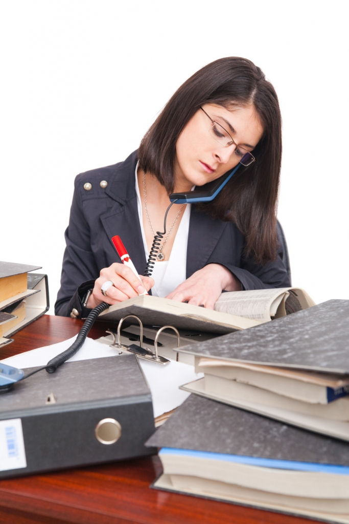 Poslovna žena Posao Administracija Papirologija