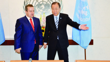 Srdačan sastanak: Dačić i Ban Ki Mun