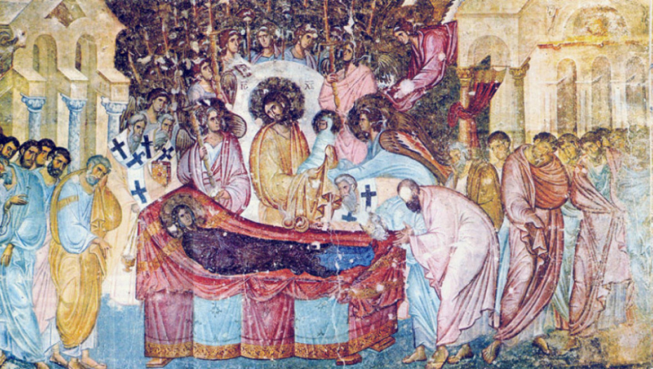 Bogorodica, uspenje, Gospojina Sopoćani