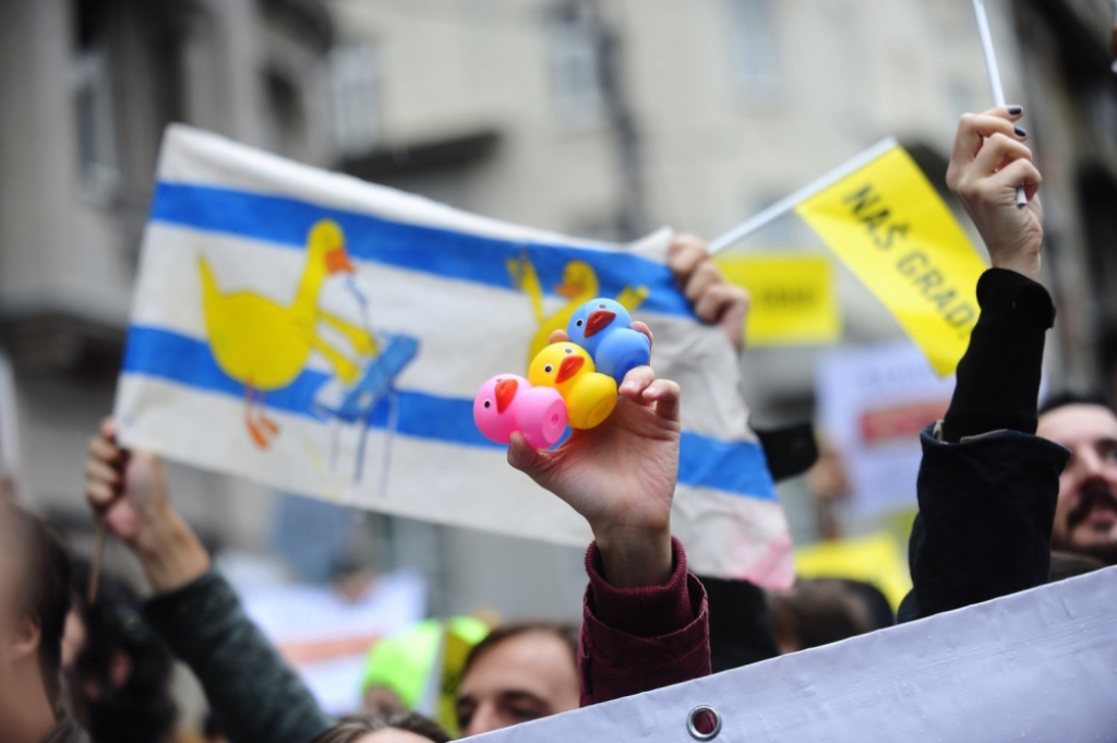 Protest Ne davimo Beograd