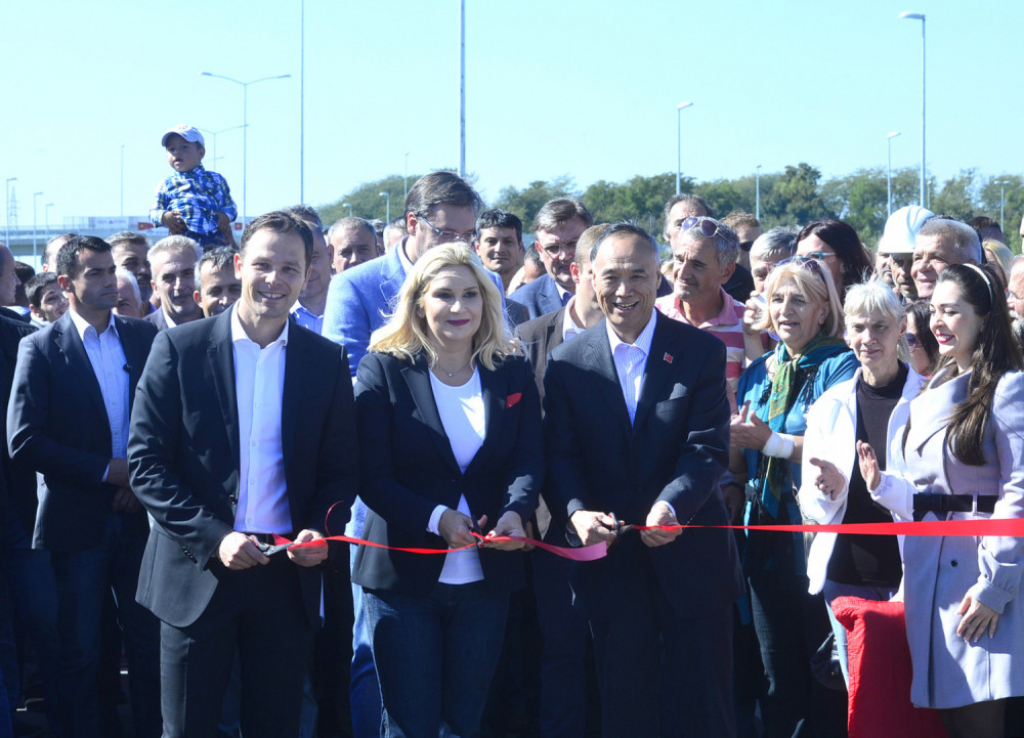 Otvaranje pristupnice Pupinovom mostu