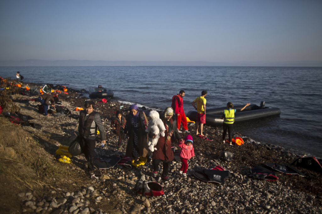 Izbeglice na grčkoj obali