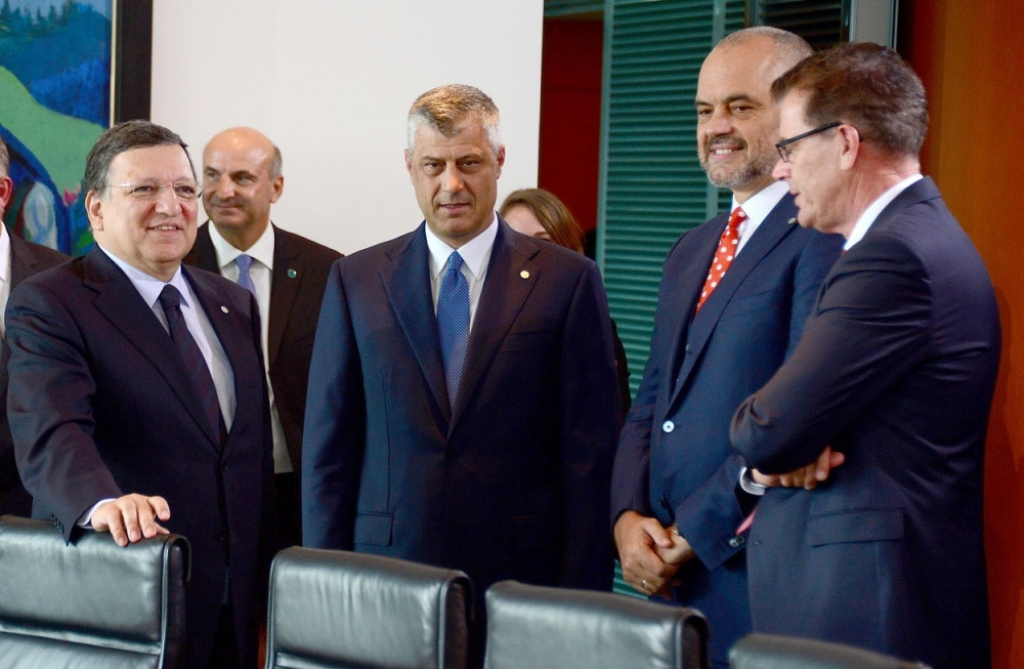 Edi Rama i Ha&scaron;im Tači