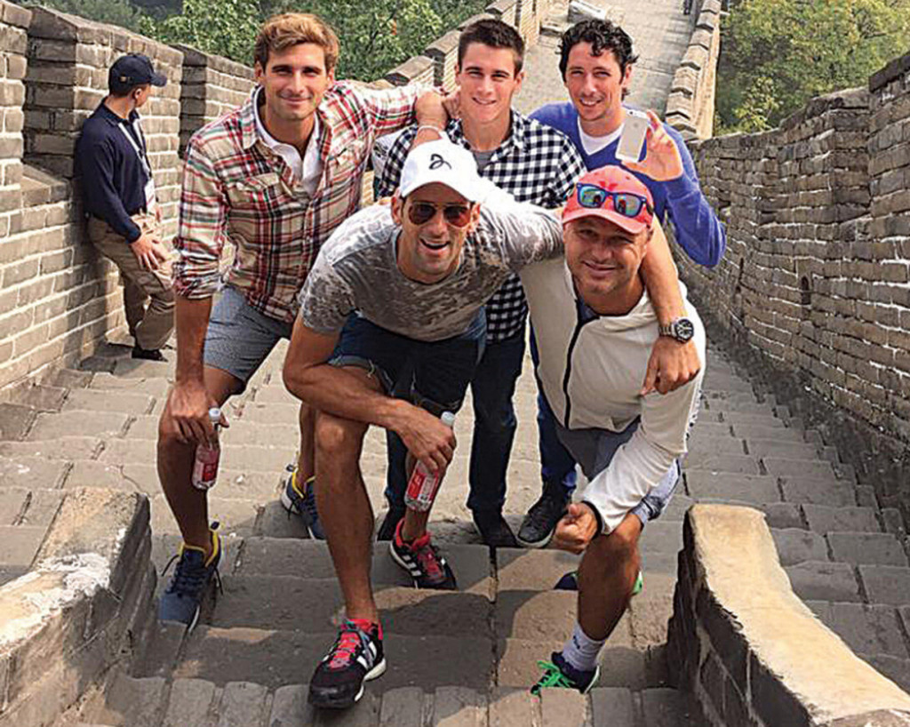 Marko, Đorđe i  Novak uživaju i na Kineskom zidu