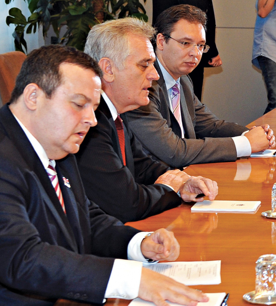 Dačić, Nikolić i Vučić