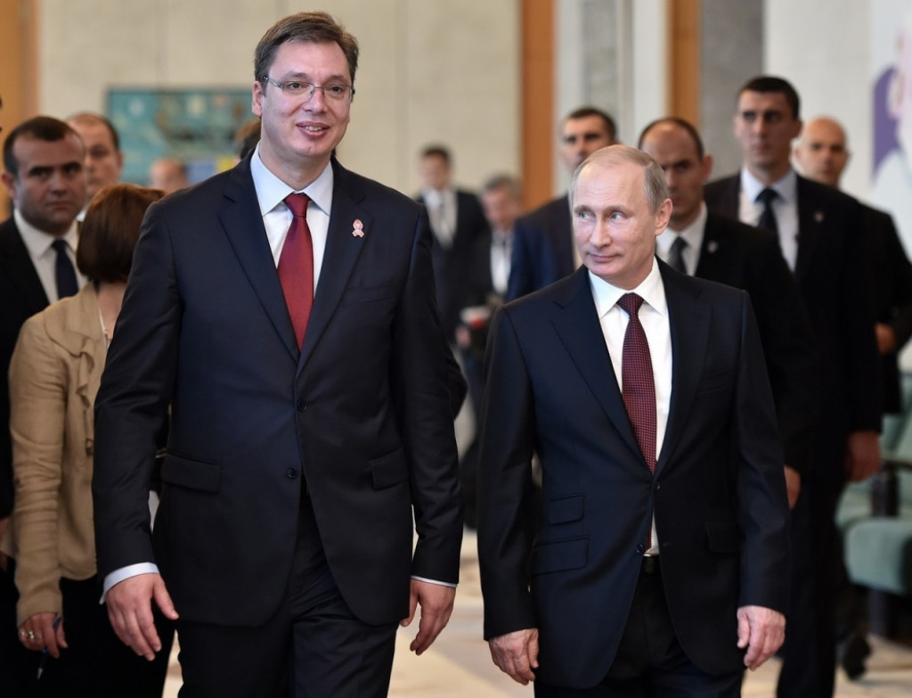Putin i Vučić, oktobar 2014. u Beogradu