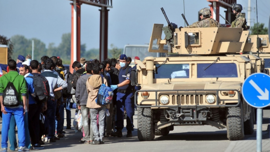 Migranti na srpsko-hrvatskoj granici