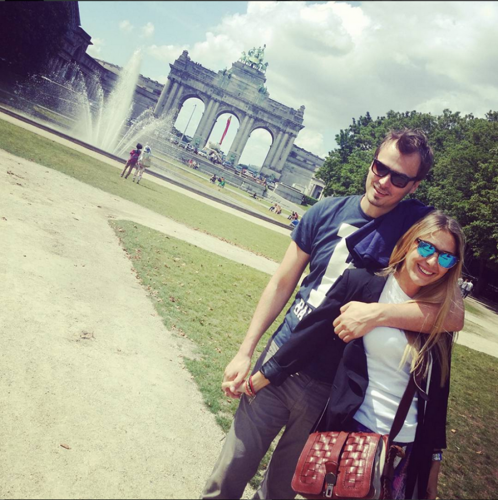 Kristina Radenković sa verenikom