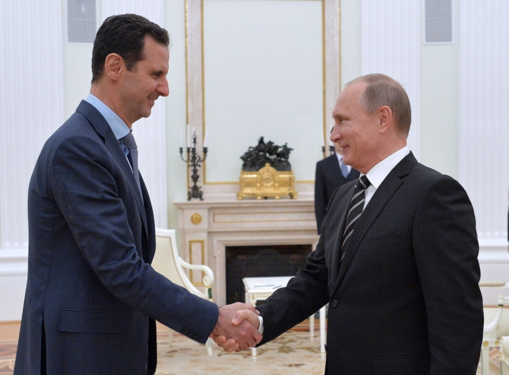 Bašar al Asad i Vladimir Putin u Moskvi