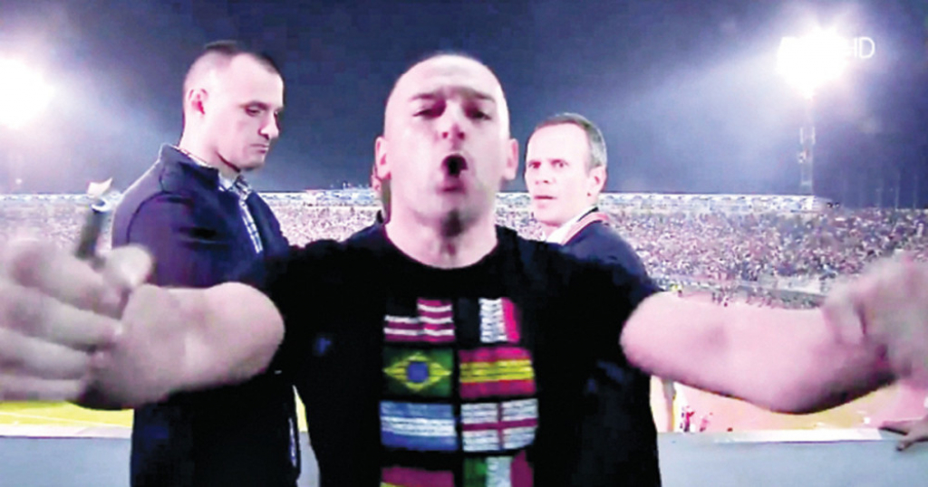 Mikićev ispad  na stadionu JNA