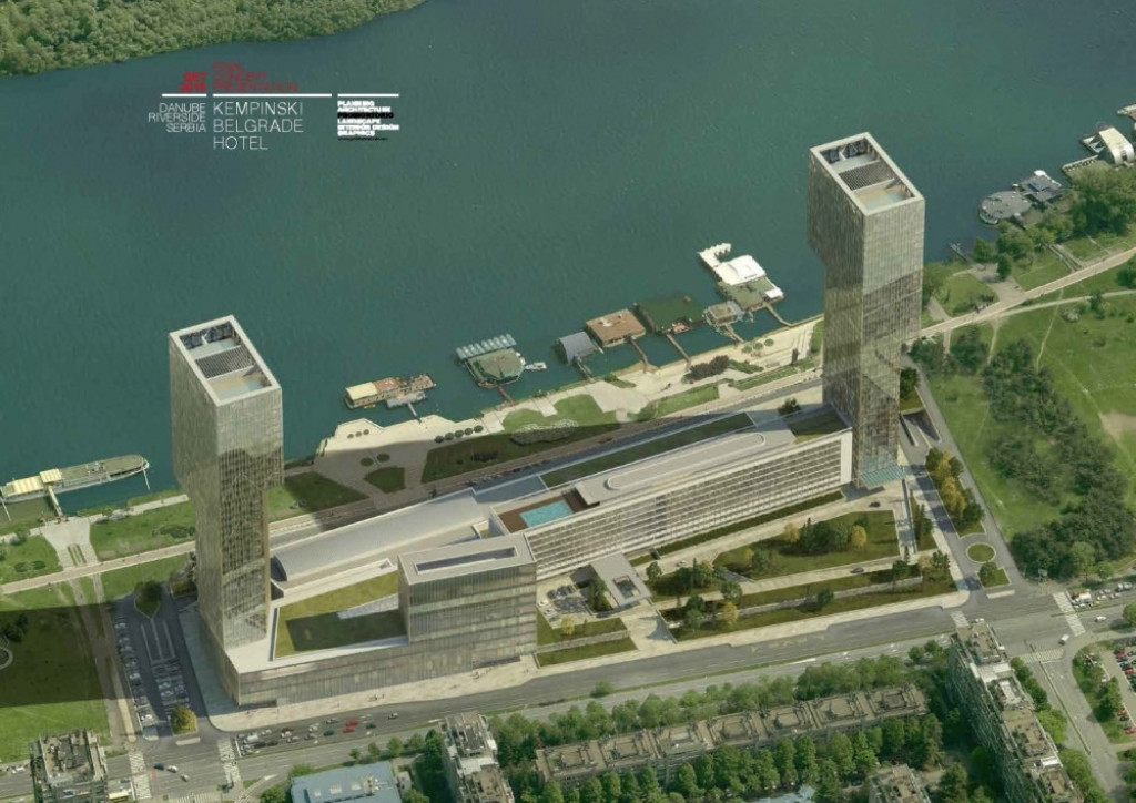 Hotel Kempinski na mestu Jugoslavije