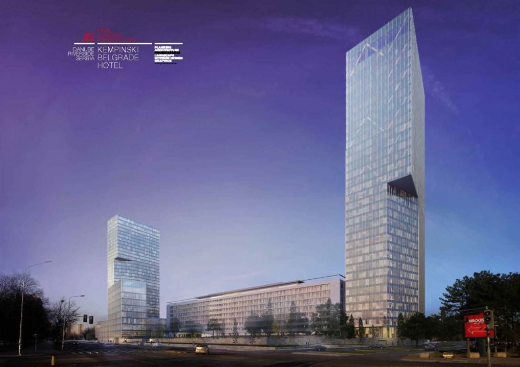 Hotel Kempinski na mestu Jugoslavije