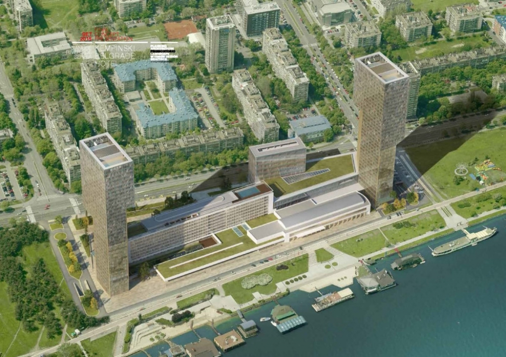 Hotel Kempinski na mestu Jugoslavije