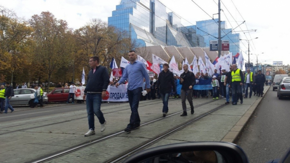 Protest protiv prodaje Telekoma