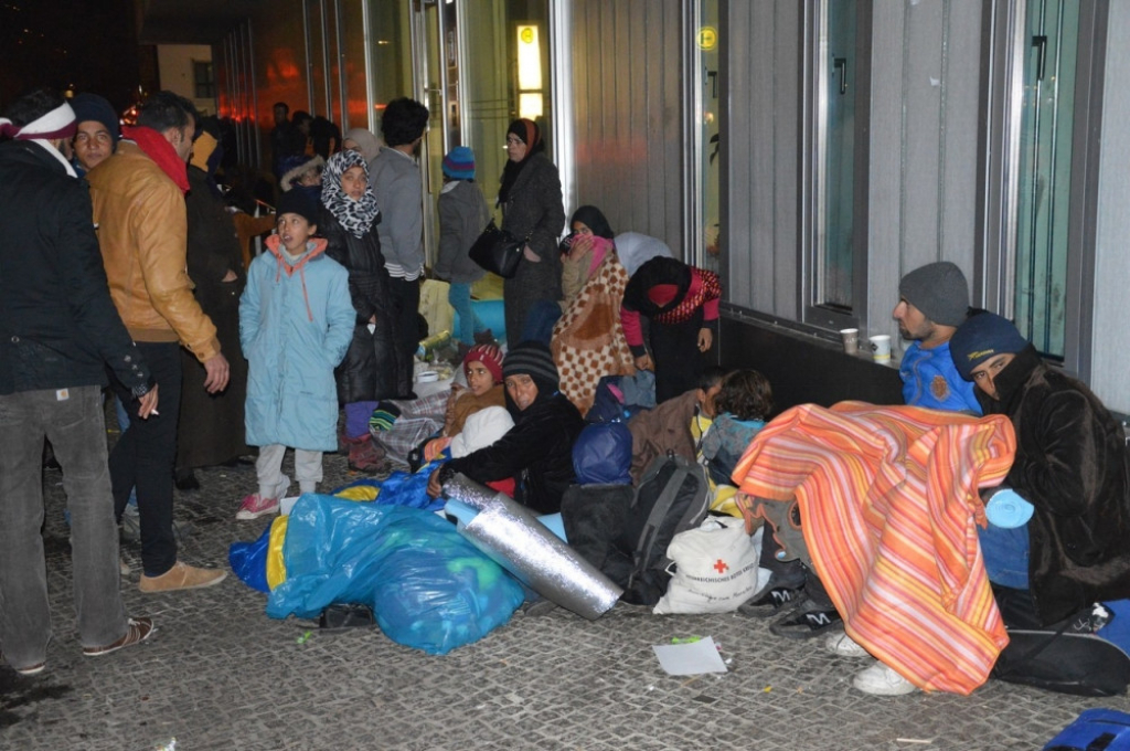 Izbeglice na ulicama Berlina 