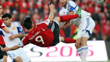 Detalj sa utakmice Jermenija-Albanija