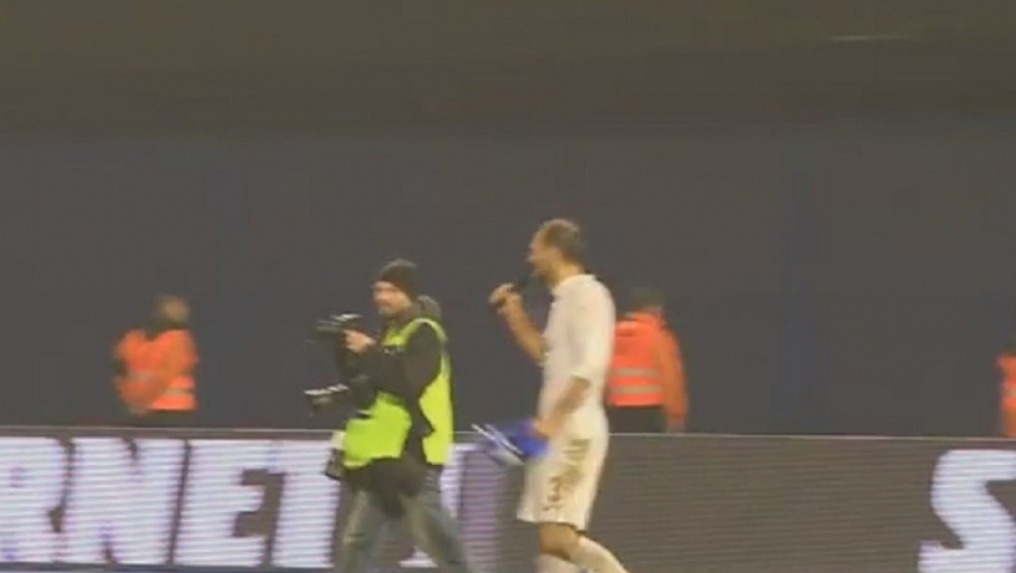 Šimunić skandira sporni poklič