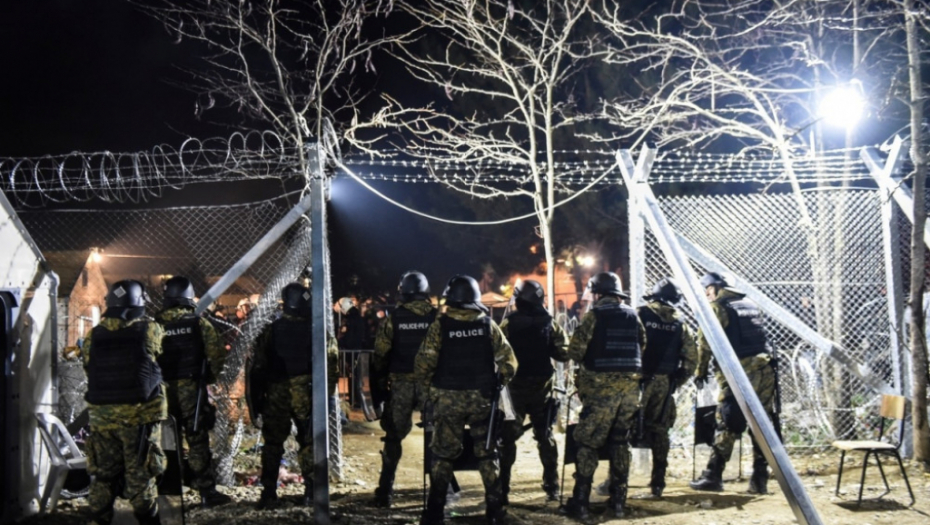 Makedonska policija čuva granicu
