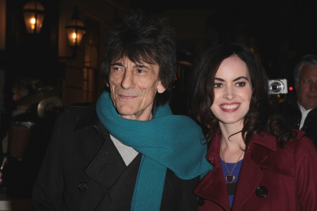 Budući roditelji: Roni Vud sa suprugom Seli