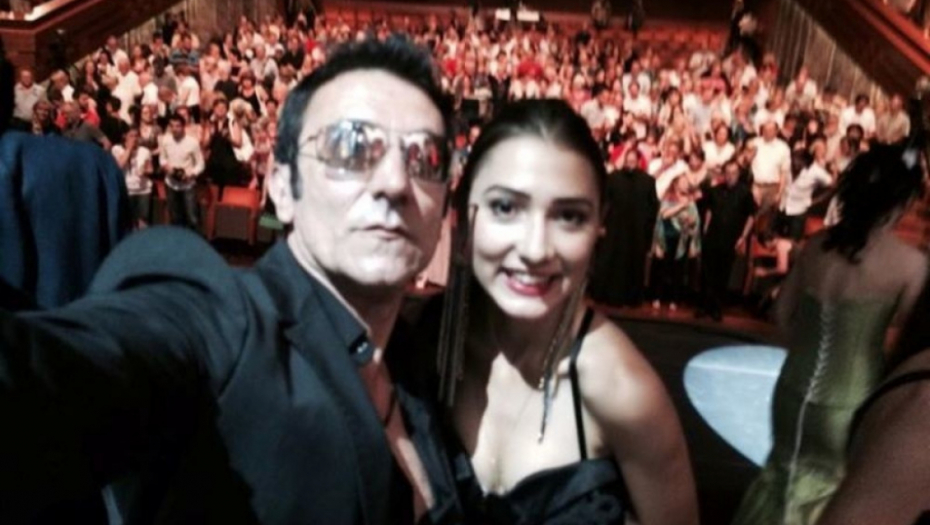 Branko Đurić Đura sa ćerkom Zalom