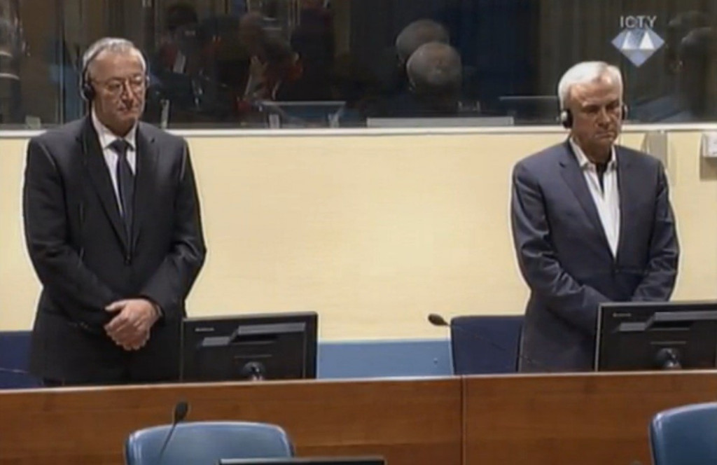 Franko Simatović Frenki i Jovica Stani&scaron;ić u Hagu