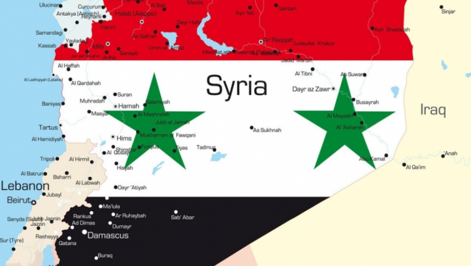 Sirija Mapa Karta